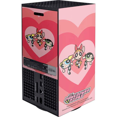 Cartoon Network Powerpuff Girls Hearts Xbox Series X Console Skin