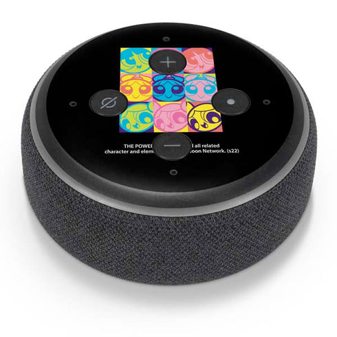 Cartoon Network Powerpuff Girls Neon Amazon Echo Dot Skin