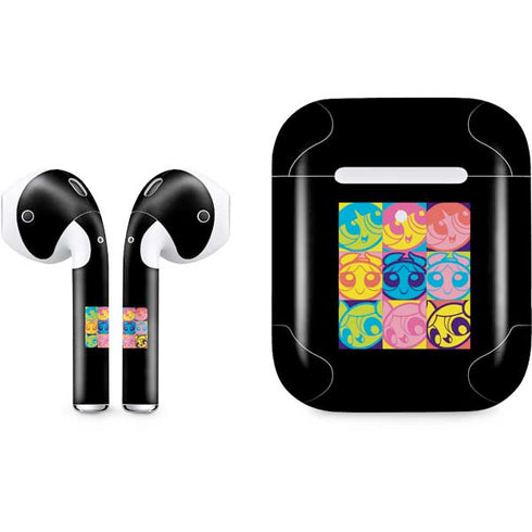 Cartoon Network Powerpuff Girls Neon Apple AirPods 2 Skin