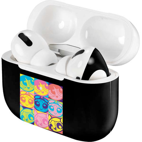 Cartoon Network Powerpuff Girls Neon Apple AirPods Pro Skin