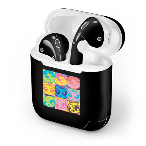 Cartoon Network Powerpuff Girls Neon Apple AirPods Skin