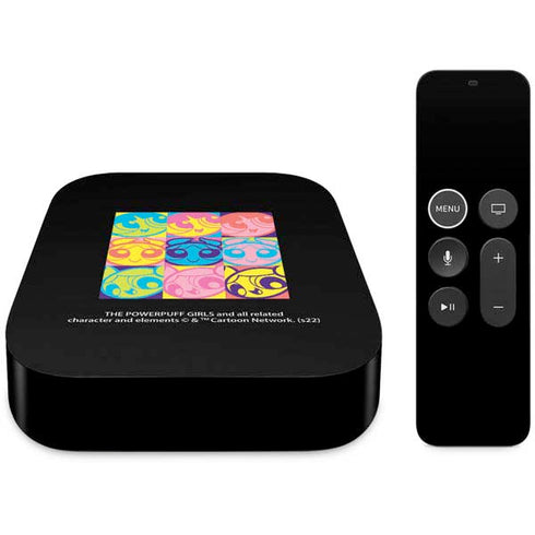 Cartoon Network Powerpuff Girls Neon Apple TV Skin
