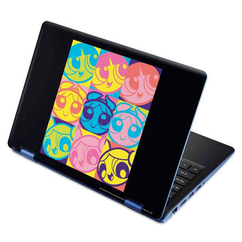 Cartoon Network Powerpuff Girls Neon Aspire R11 11.6in Skin