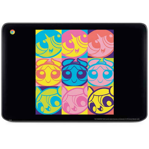 Cartoon Network Powerpuff Girls Neon HP Chromebook Skin