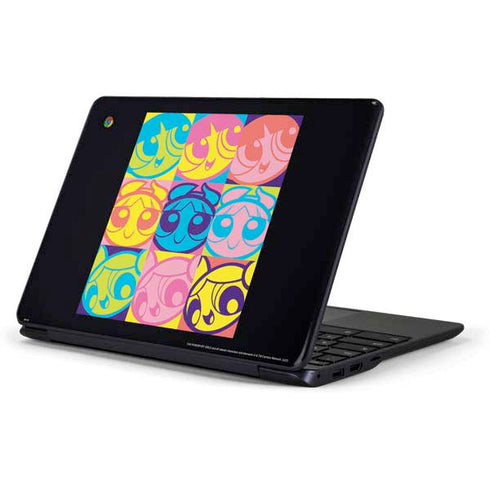Cartoon Network Powerpuff Girls Neon Samsung Chromebook Skin