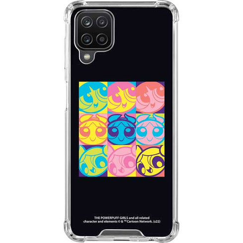 Cartoon Network Powerpuff Girls Neon Galaxy A12 Clear Case