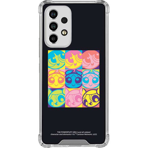 Cartoon Network Powerpuff Girls Neon Galaxy A33 5G Clear Case