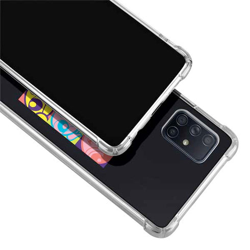 Cartoon Network Powerpuff Girls Neon Galaxy A51 5G Clear Case