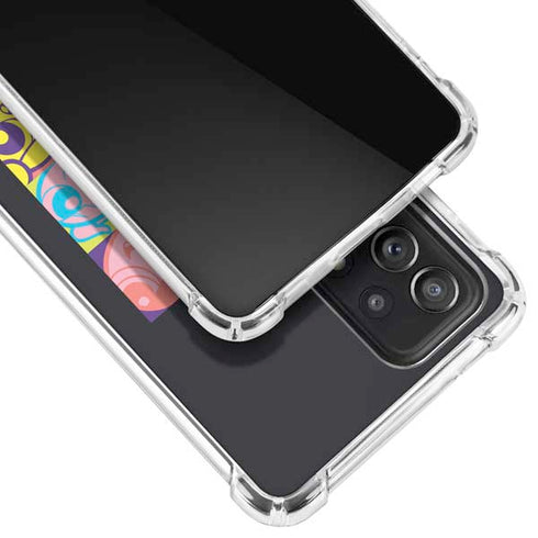 Cartoon Network Powerpuff Girls Neon Galaxy A52 5G Clear Case