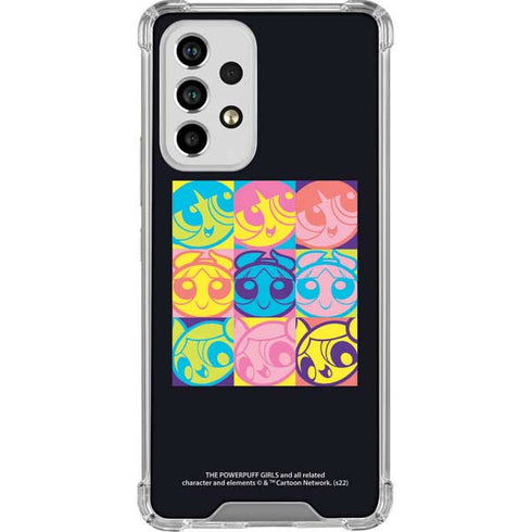 Cartoon Network Powerpuff Girls Neon Galaxy A53 5G Clear Case