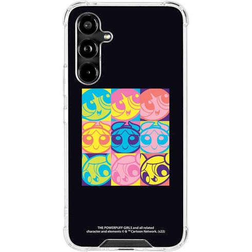Cartoon Network Powerpuff Girls Neon Galaxy A54 5G Clear Case