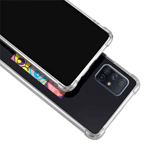 Cartoon Network Powerpuff Girls Neon Galaxy A71 5G Clear Case