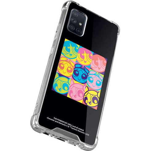 Cartoon Network Powerpuff Girls Neon Galaxy A71 5G Clear Case