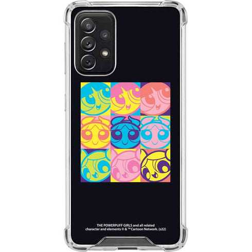 Cartoon Network Powerpuff Girls Neon Galaxy A72 5G Clear Case