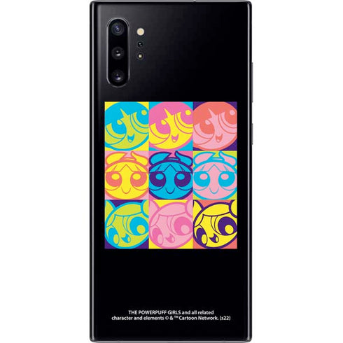 Cartoon Network Powerpuff Girls Neon Galaxy Note 10 Plus Skin
