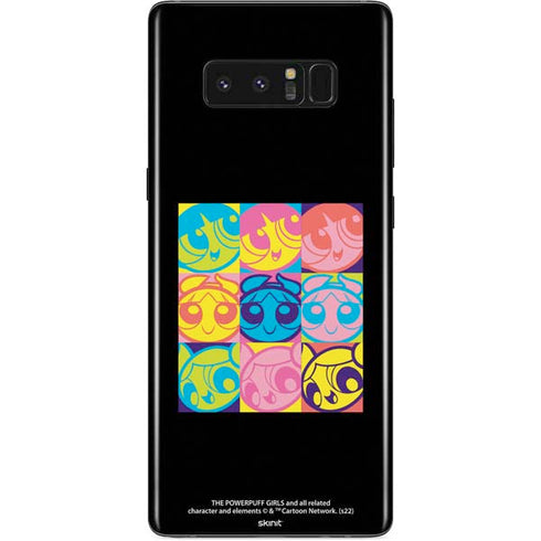 Cartoon Network Powerpuff Girls Neon Galaxy Note 8 Skin