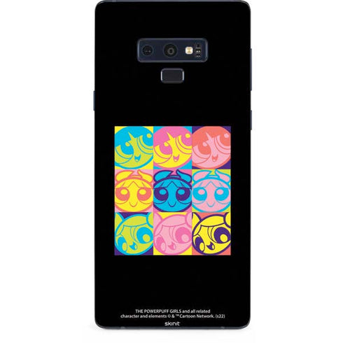 Cartoon Network Powerpuff Girls Neon Galaxy Note 9 Skin