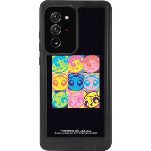 Cartoon Network Powerpuff Girls Neon Galaxy Note20 Ultra 5G Waterproof Case