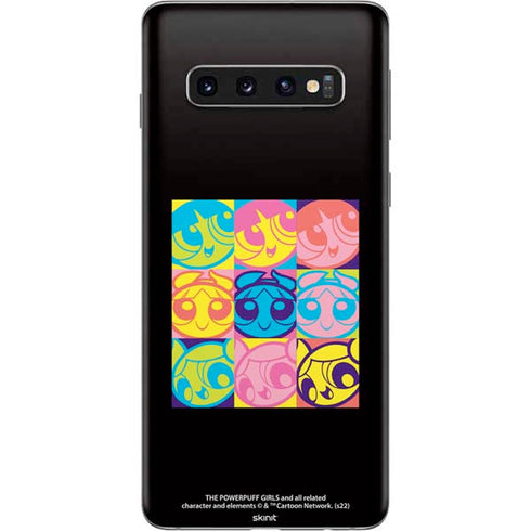 Cartoon Network Powerpuff Girls Neon Galaxy S10 Skin