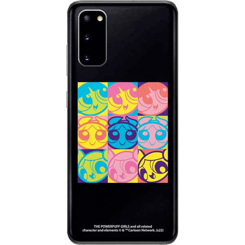Cartoon Network Powerpuff Girls Neon Galaxy S20 Skin