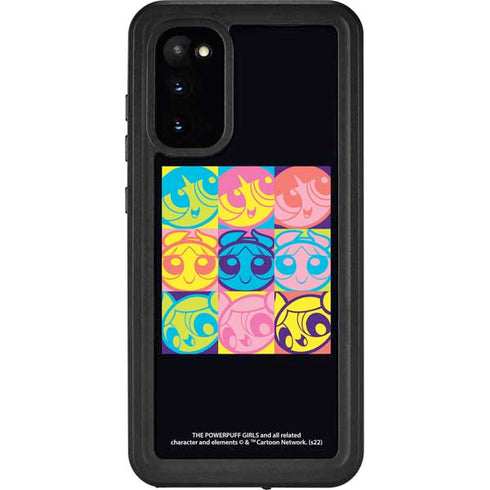 Cartoon Network Powerpuff Girls Neon Galaxy S20 Waterproof Case