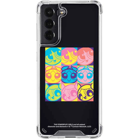Cartoon Network Powerpuff Girls Neon Galaxy S21 5G Clear Case