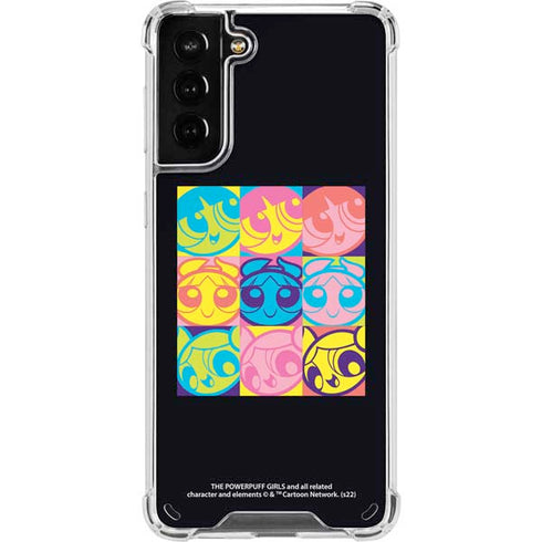 Cartoon Network Powerpuff Girls Neon Galaxy S21 Plus 5G Clear Case
