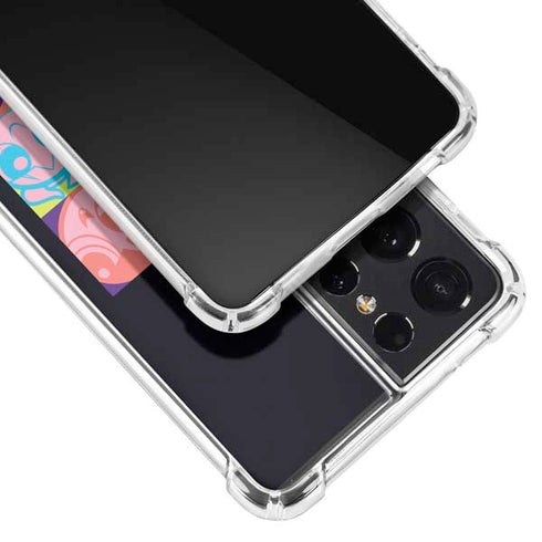Cartoon Network Powerpuff Girls Neon Galaxy S21 Ultra 5G Clear Case