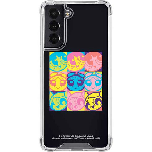 Cartoon Network Powerpuff Girls Neon Galaxy S22 Clear Case