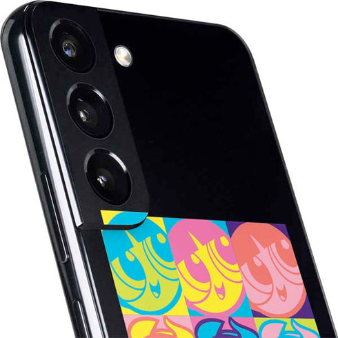 Cartoon Network Powerpuff Girls Neon Galaxy S22 Skin
