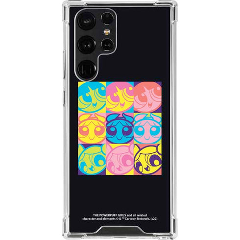 Cartoon Network Powerpuff Girls Neon Galaxy S22 Ultra Clear Case
