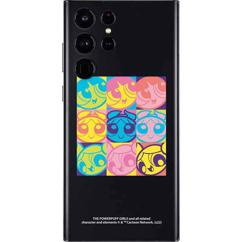 Cartoon Network Powerpuff Girls Neon Galaxy S22 Ultra Skin