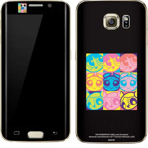Cartoon Network Powerpuff Girls Neon Galaxy S7 Edge Skin