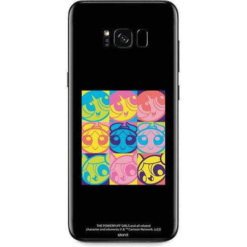 Cartoon Network Powerpuff Girls Neon Galaxy S8 Plus Skin