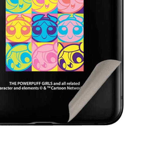 Cartoon Network Powerpuff Girls Neon Galaxy Z Flip Skin