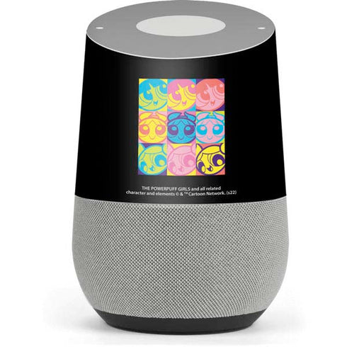 Cartoon Network Powerpuff Girls Neon Google Home Skin