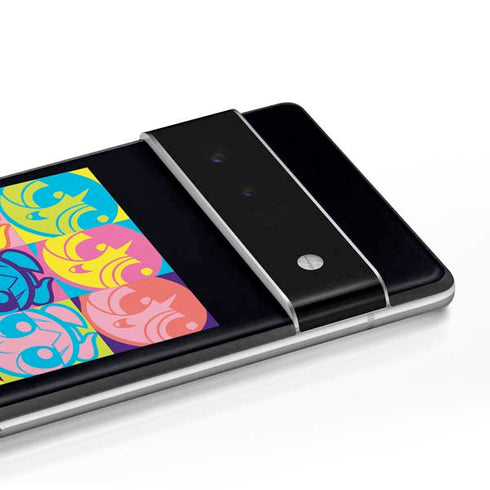 Cartoon Network Powerpuff Girls Neon Google Pixel 6 Skin