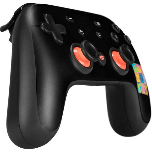 Cartoon Network Powerpuff Girls Neon Google Stadia Controller Skin