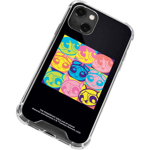 Cartoon Network Powerpuff Girls Neon iPhone 13 Mini Clear Case