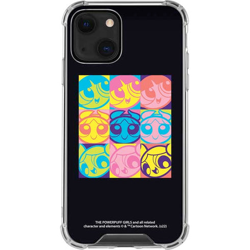 Cartoon Network Powerpuff Girls Neon iPhone 14 Clear Case