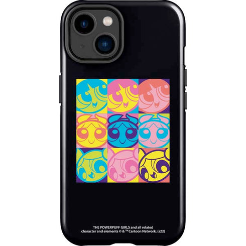 Cartoon Network Powerpuff Girls Neon iPhone 15 Plus Impact Case