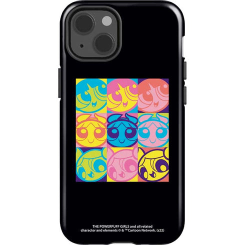 Cartoon Network Powerpuff Girls Neon iPhone 14 Impact Case