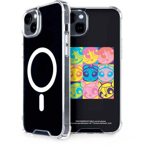 Cartoon Network Powerpuff Girls Neon iPhone 15 Plus MagSafe Case