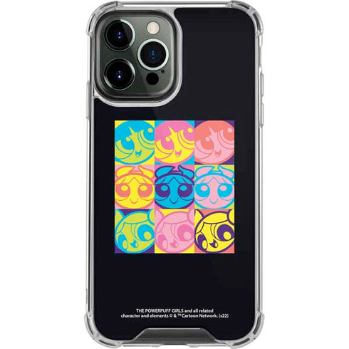 Cartoon Network Powerpuff Girls Neon iPhone 14 Pro Max Clear Case