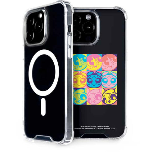 Cartoon Network Powerpuff Girls Neon iPhone 15 Pro Max MagSafe Case