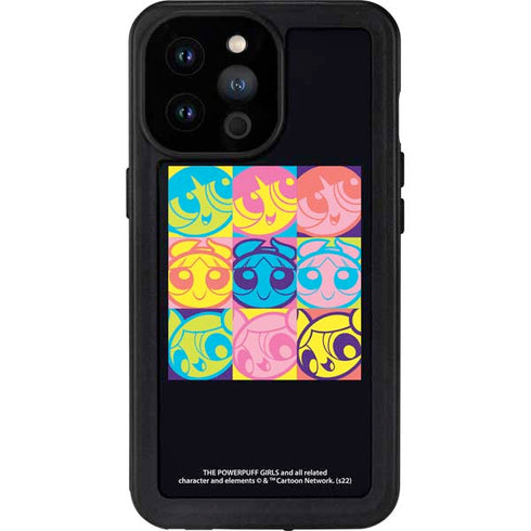 Cartoon Network Powerpuff Girls Neon iPhone 14 Pro Max Waterproof Case