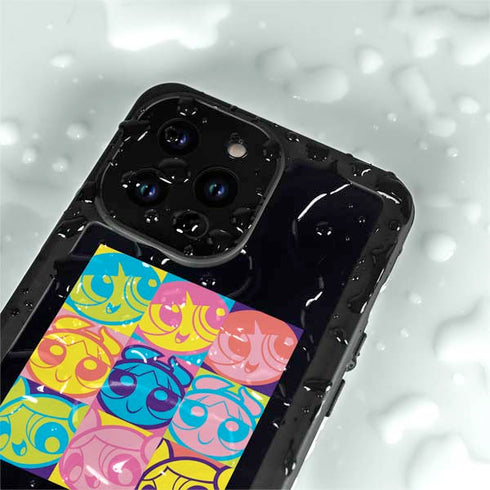 Cartoon Network Powerpuff Girls Neon iPhone 14 Pro Max Waterproof Case