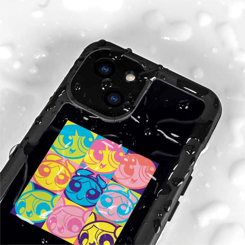 Cartoon Network Powerpuff Girls Neon iPhone 15 Waterproof Case