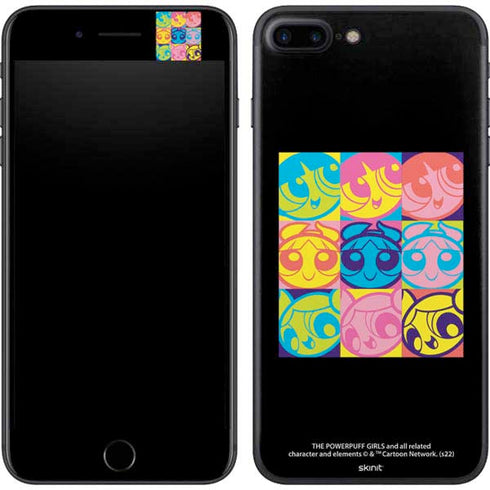 Cartoon Network Powerpuff Girls Neon iPhone 8 Plus Skin