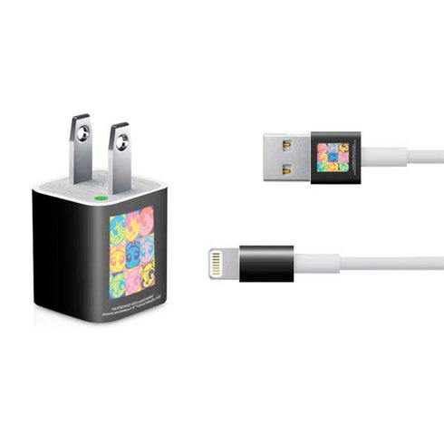 Cartoon Network Powerpuff Girls Neon iPhone Charger (5W USB) Skin